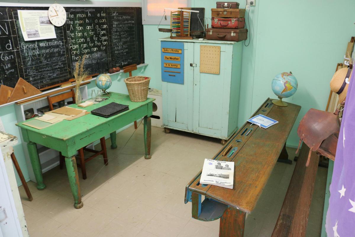 See inside an old classroom