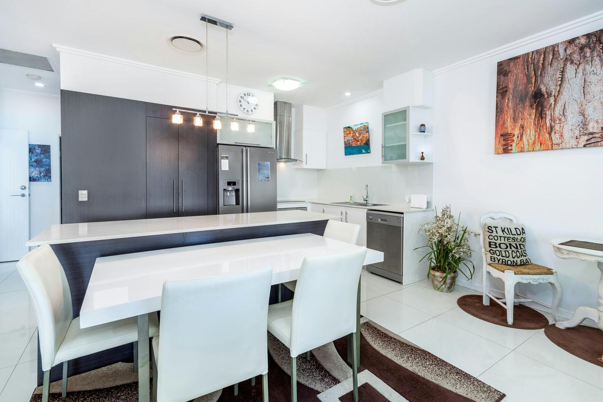 Dining and kitchen