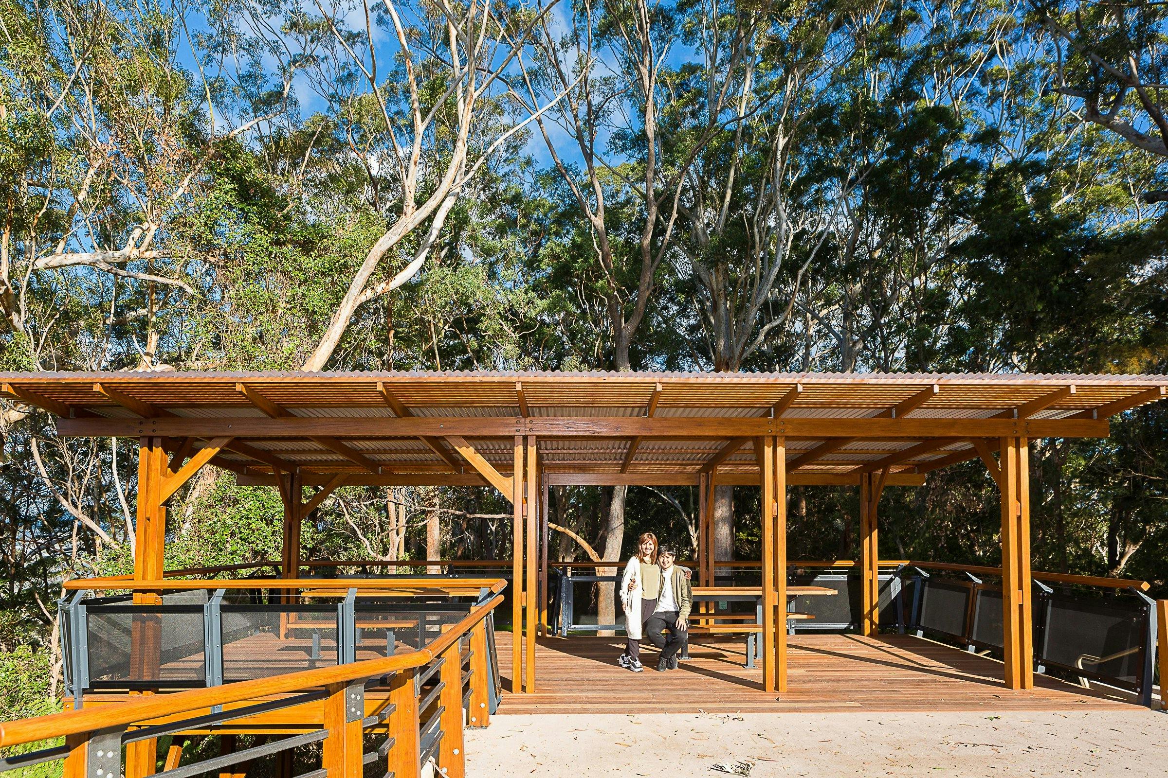 All-access picnic shelter at Sealy Lookout