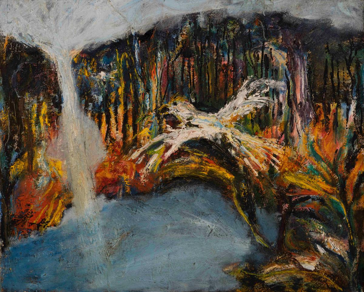 Cockatoo over Waterhole, 1965, Gil Jamieson (1934-1992)