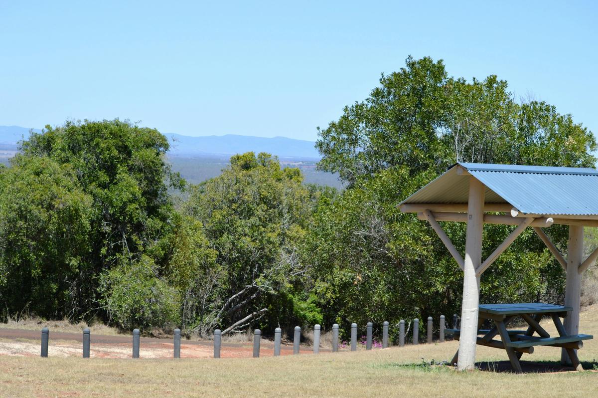 Picnic area at Mount Wooroolin