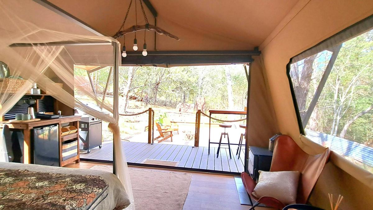 Moogie Glamp at Lake Moogerah