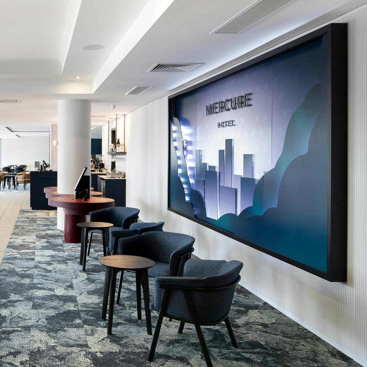 Lobby of the hotel