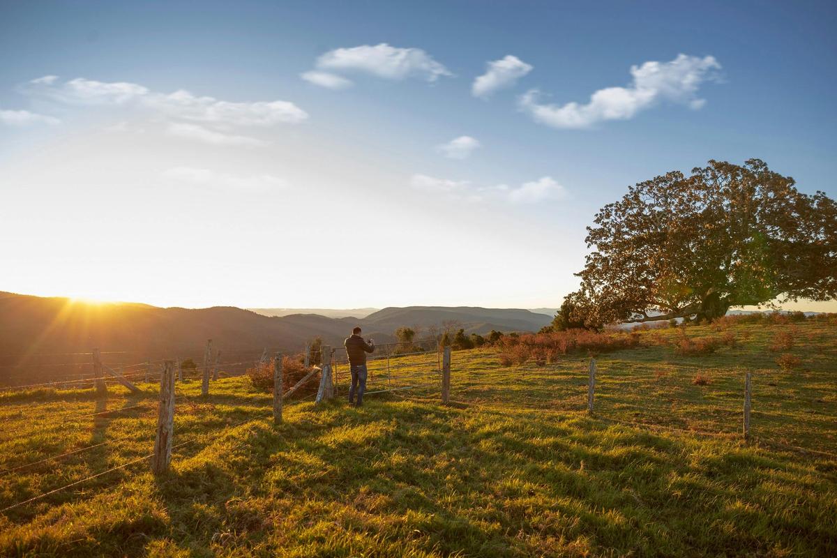 Sunsets in the hinterland are like nothing else
