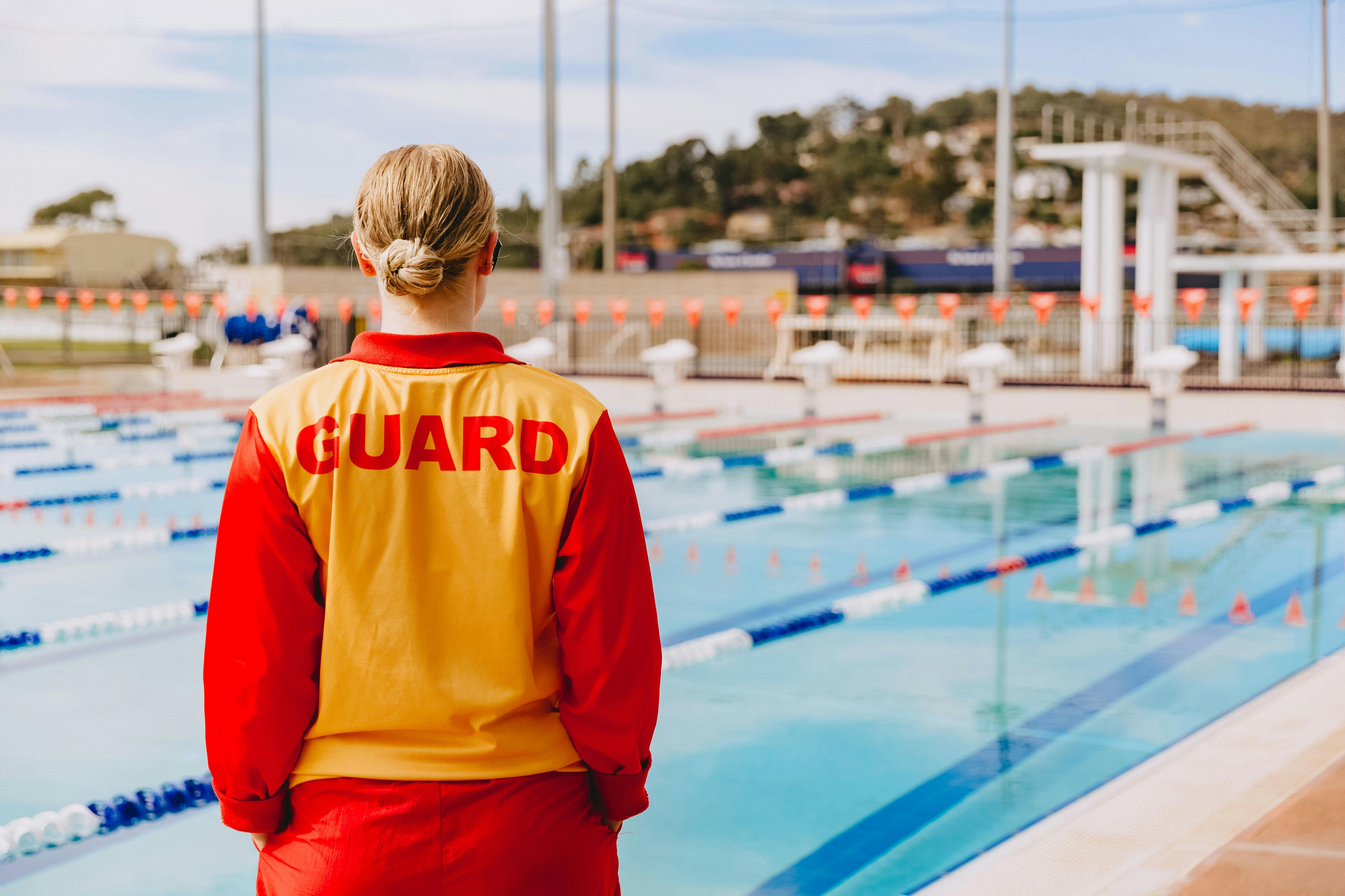 Life Guard at the Oasis Regional Aquatic Centre