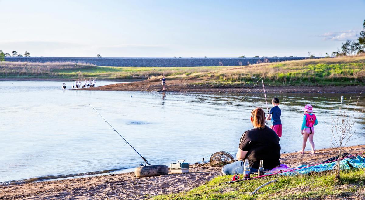 Fishing at BP Dam