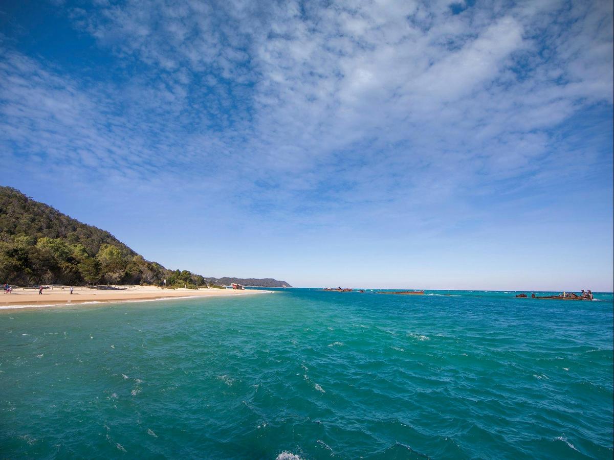 Moreton Island on Moreton Bay