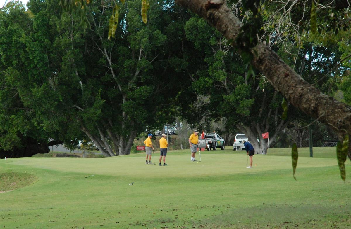 Maryborough Golf Club putting action