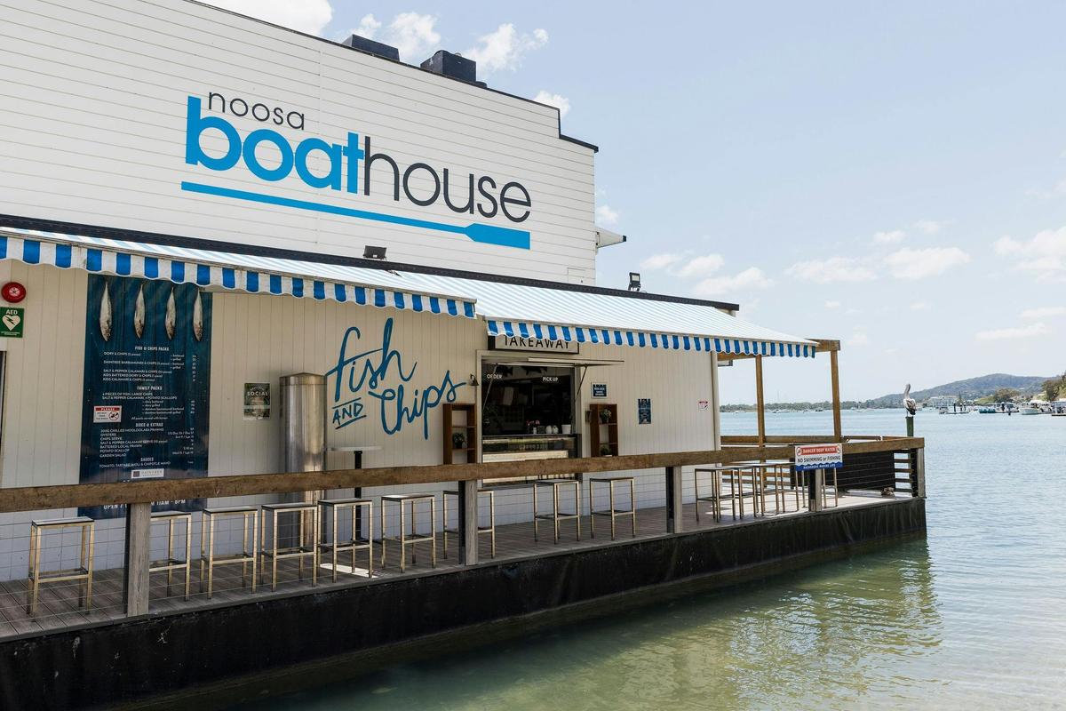 Noosa Boathouse Fish & Chips Takeaway - waterfront venue