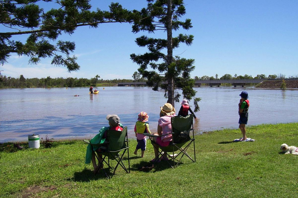 Relaxing on the banks of Mingo Crossing