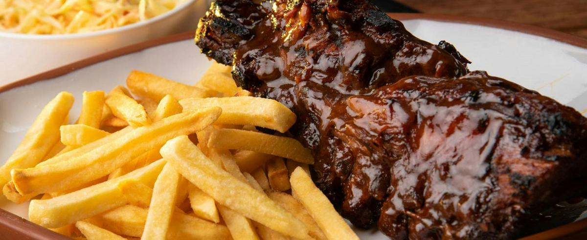 steak and chips