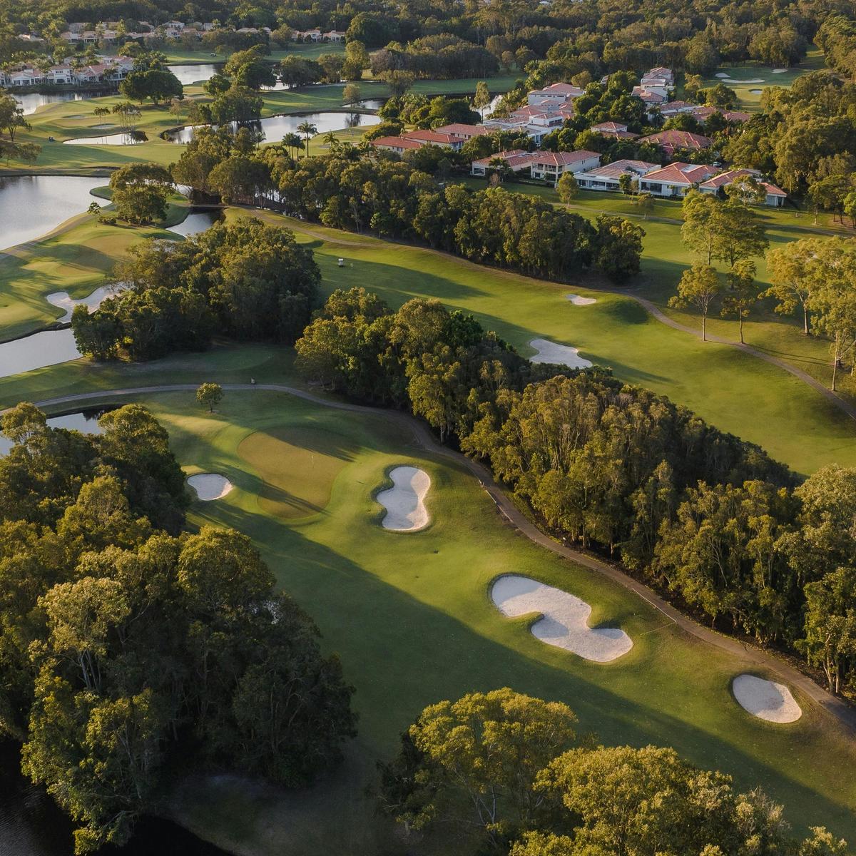 Enjoy views over the course