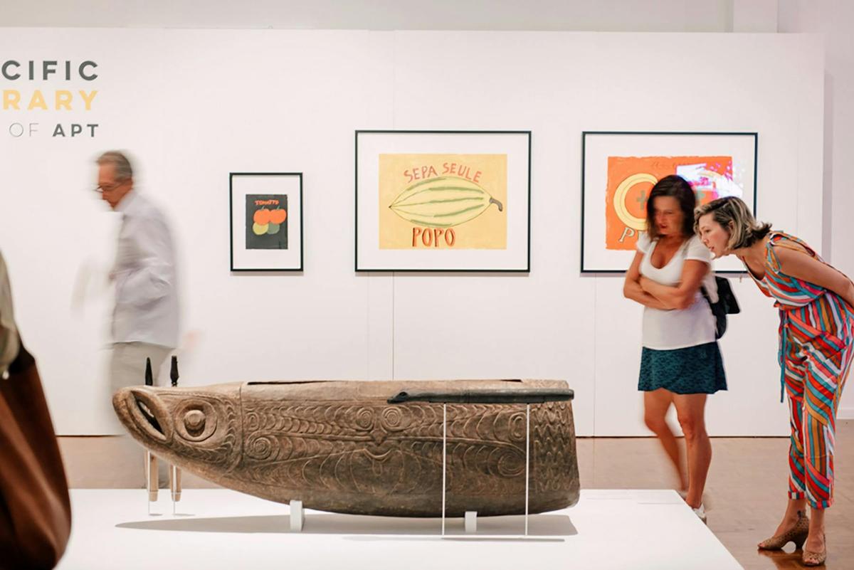 Asia Pacific Contemporary, three decades of APT install view at Noosa Regional Gallery