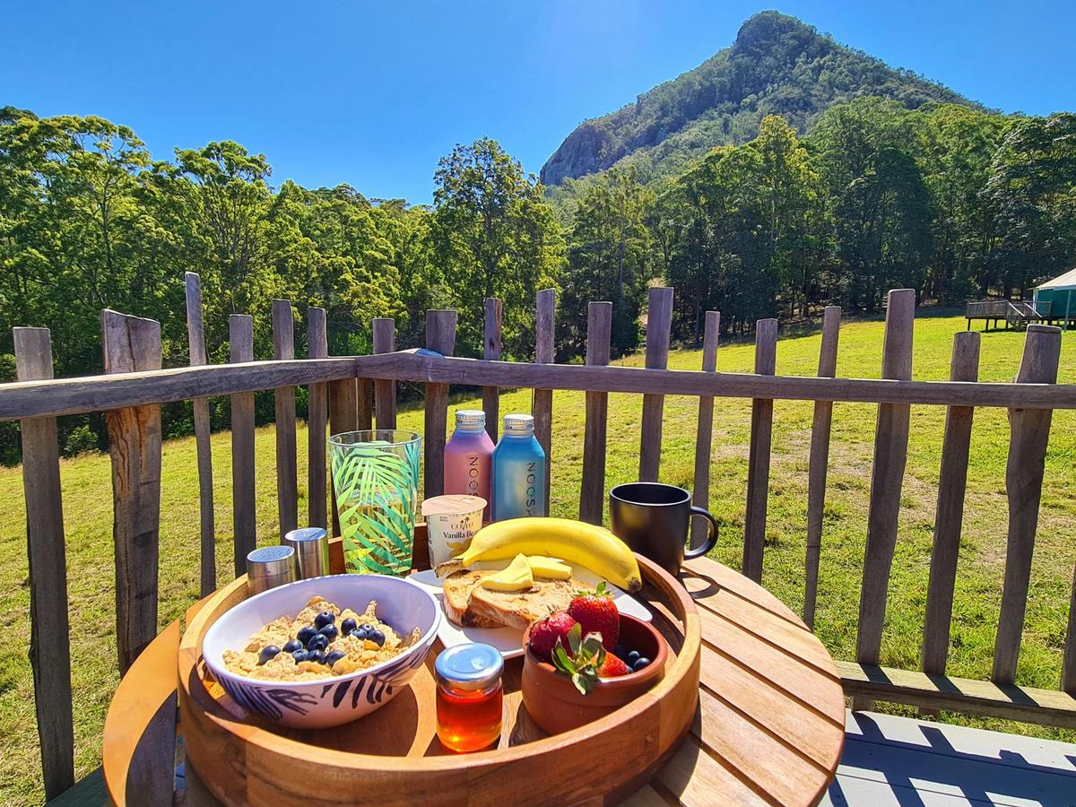 Breakfast with a view
