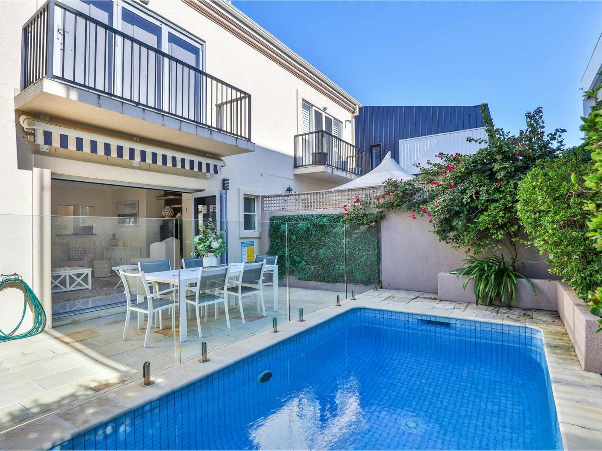 Rear of property