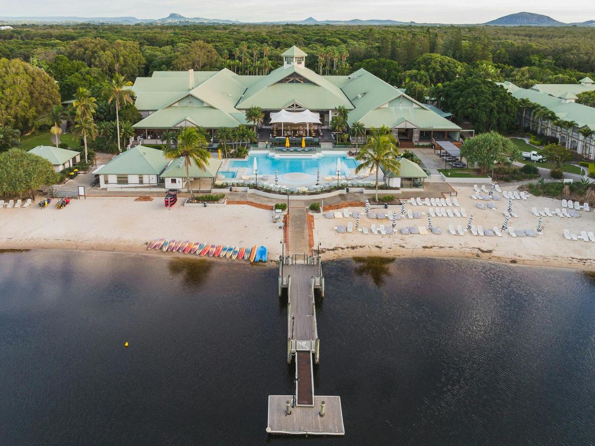 Aerial view of Novotel Sunshine Coast Resort