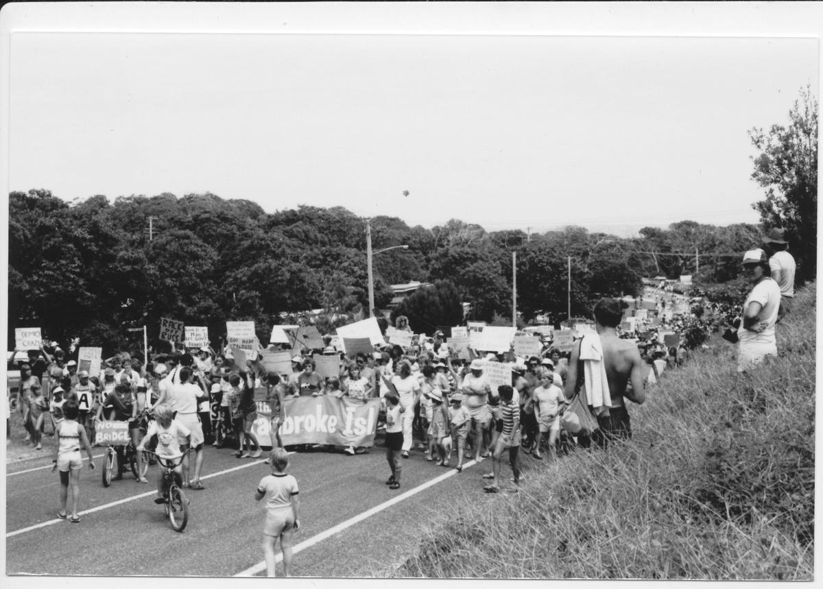 Anti Bridge Protest ca.1983.