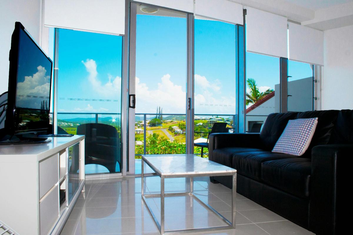 1 bed spa living area