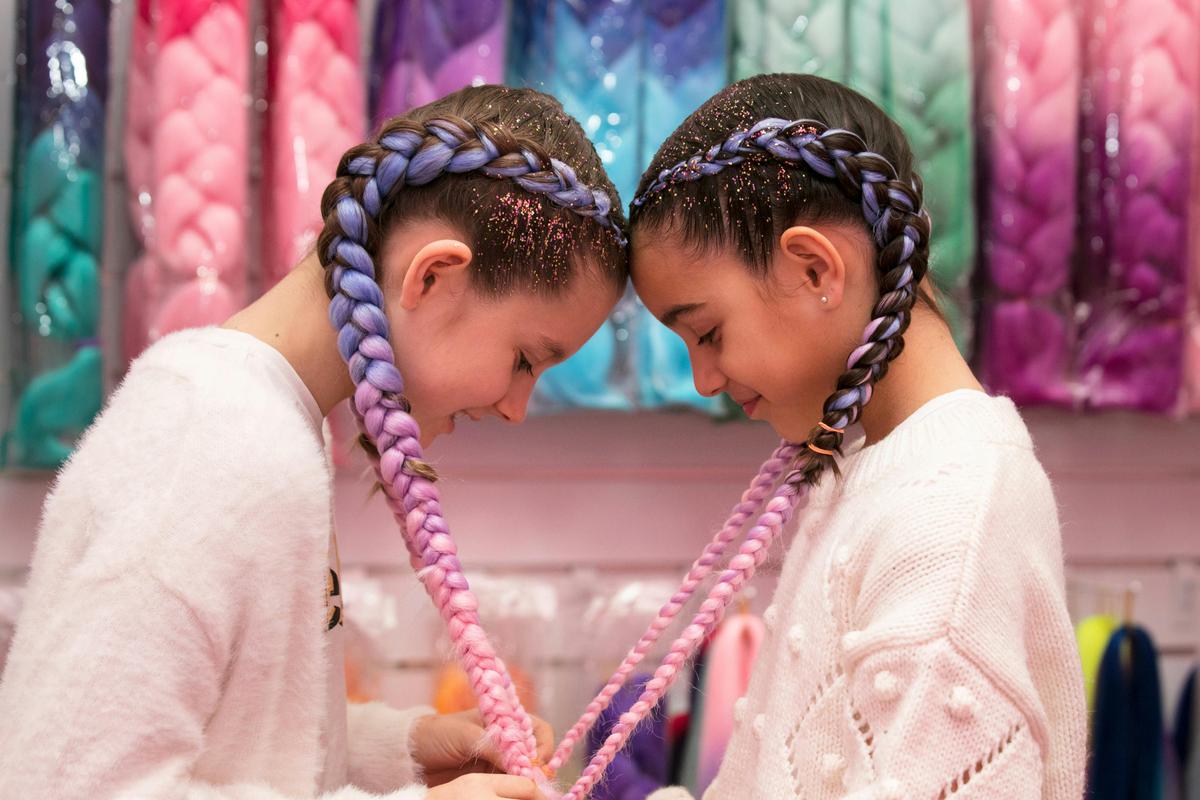 Heart hair braides