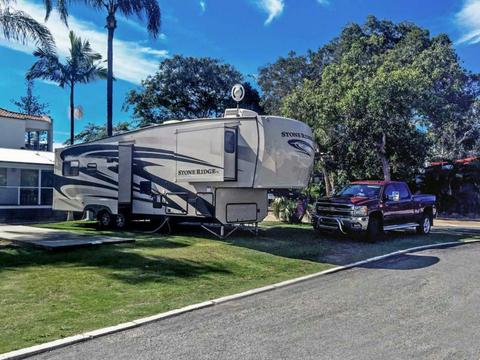 Premium Powered Caravan Site