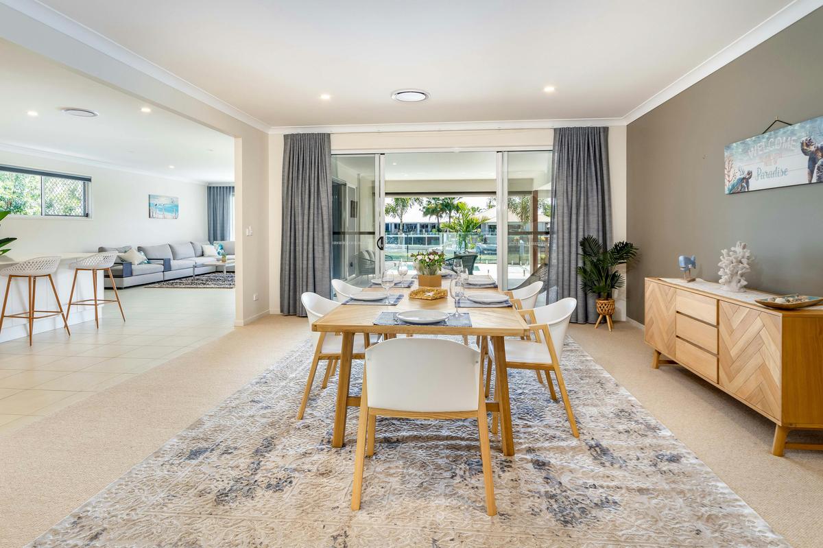 Dining and living area