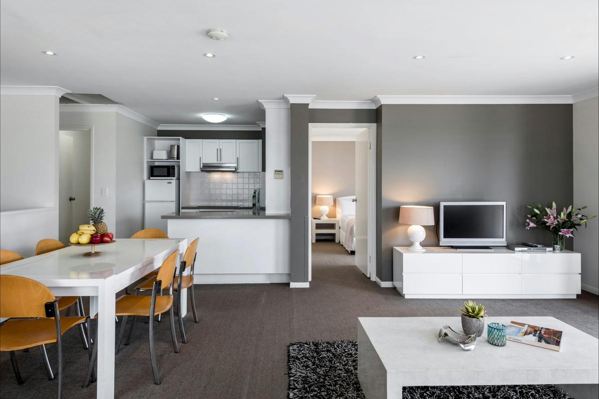Living Area - Two Bedroom Apartment