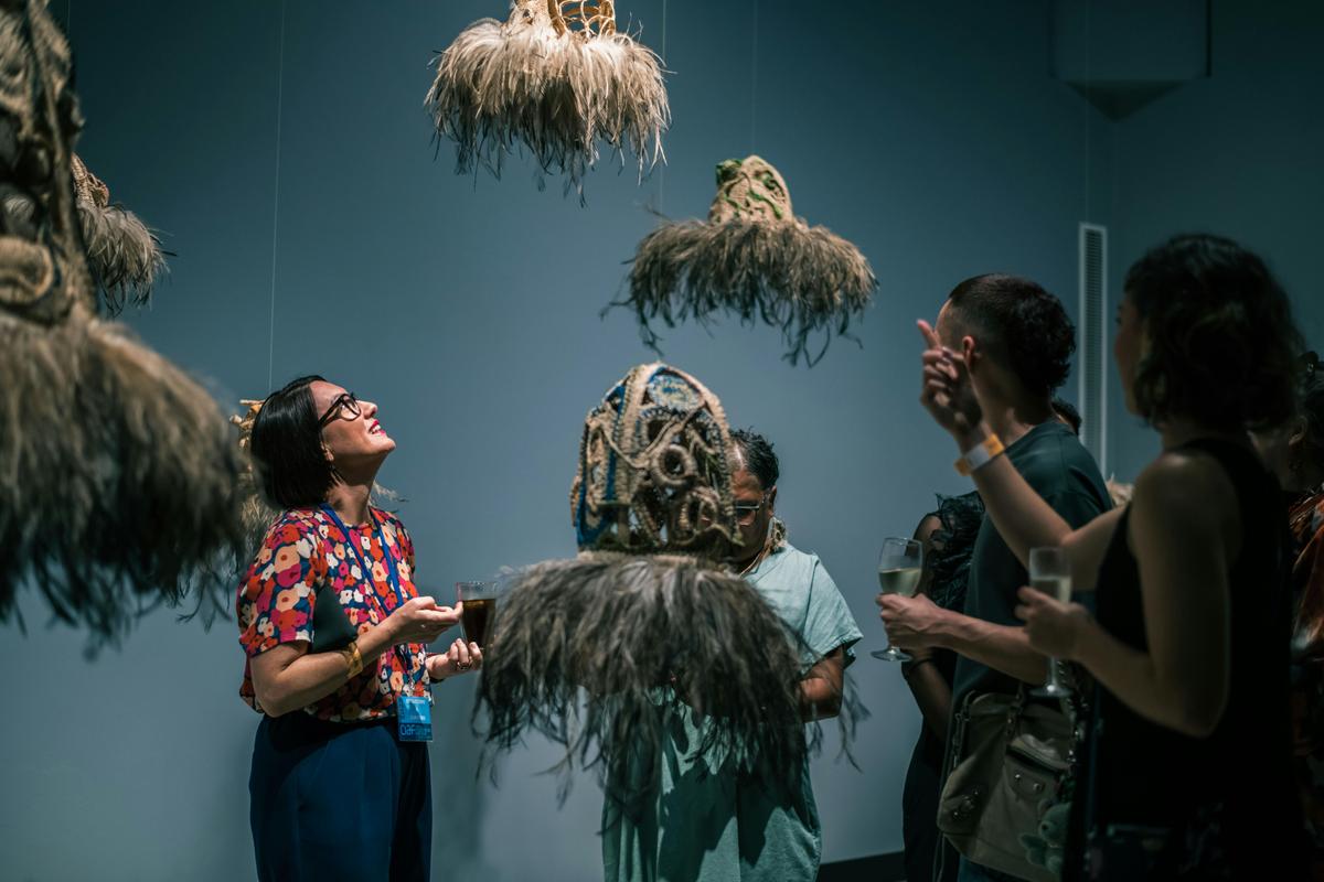 Kim Ah Sam, Woven Identity 'it's not only me', 2023, NorthSite Contemporary Arts.
