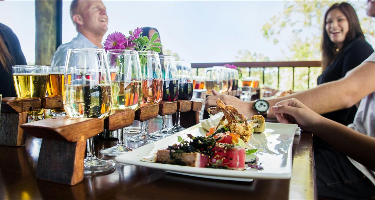 Share food with friends and taste our craft beer and wine