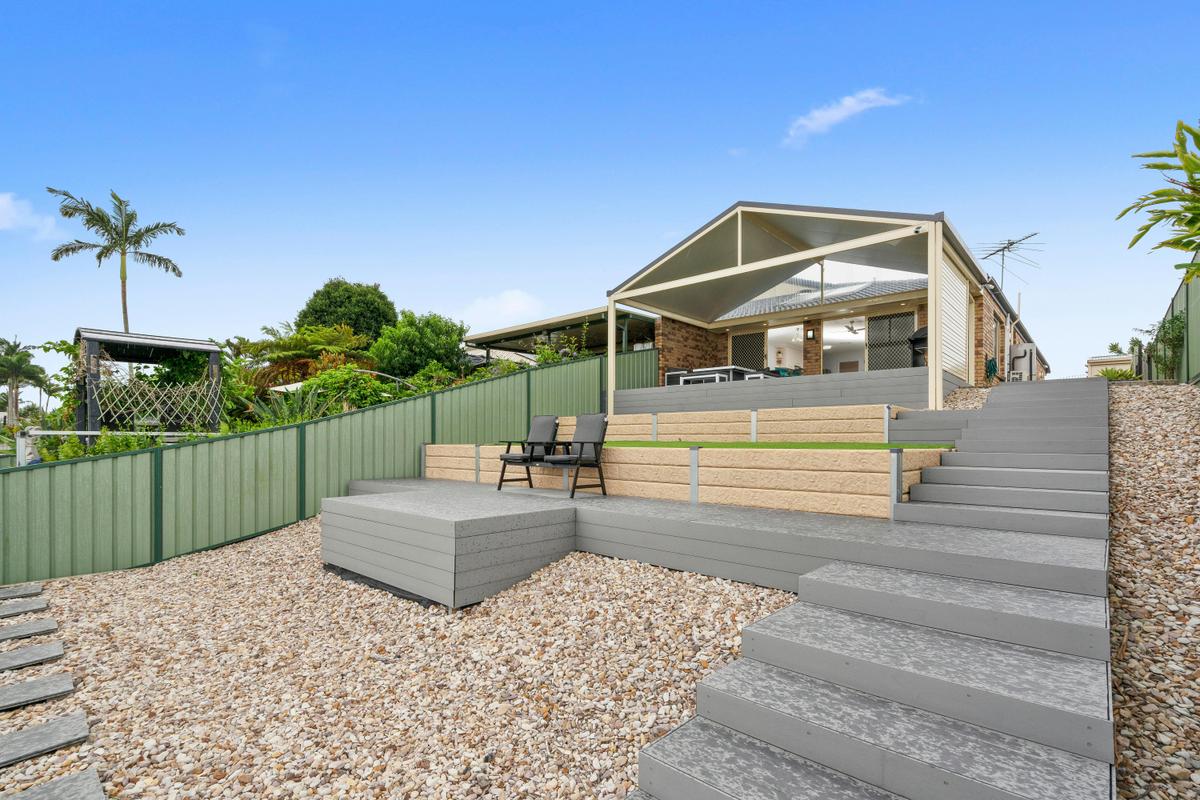 Backyard area