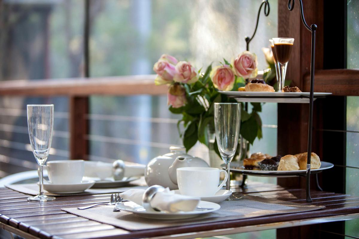 High tea at your private cabin