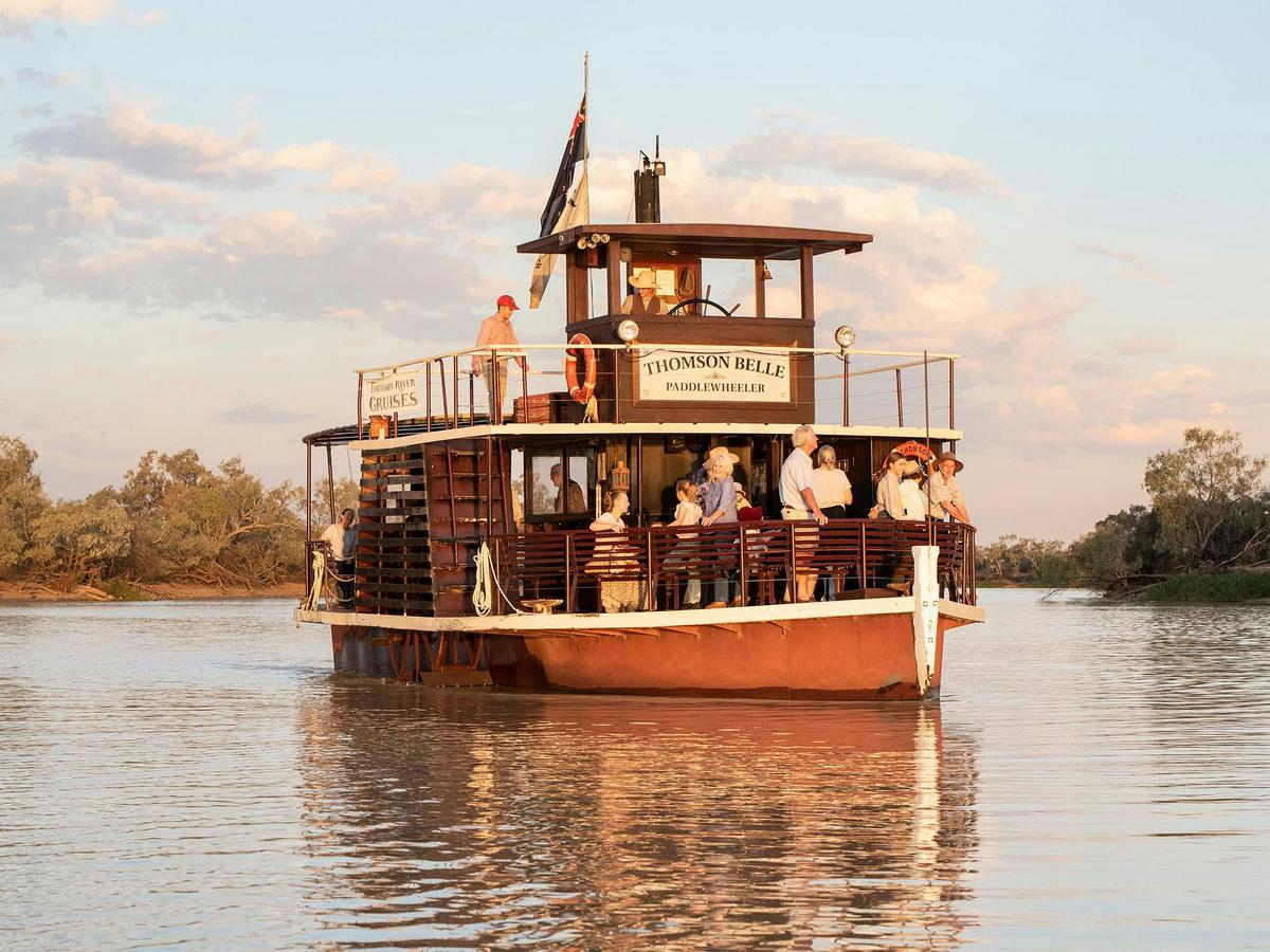 Cruise on a heritage paddlewheeler with Outback Pioneers