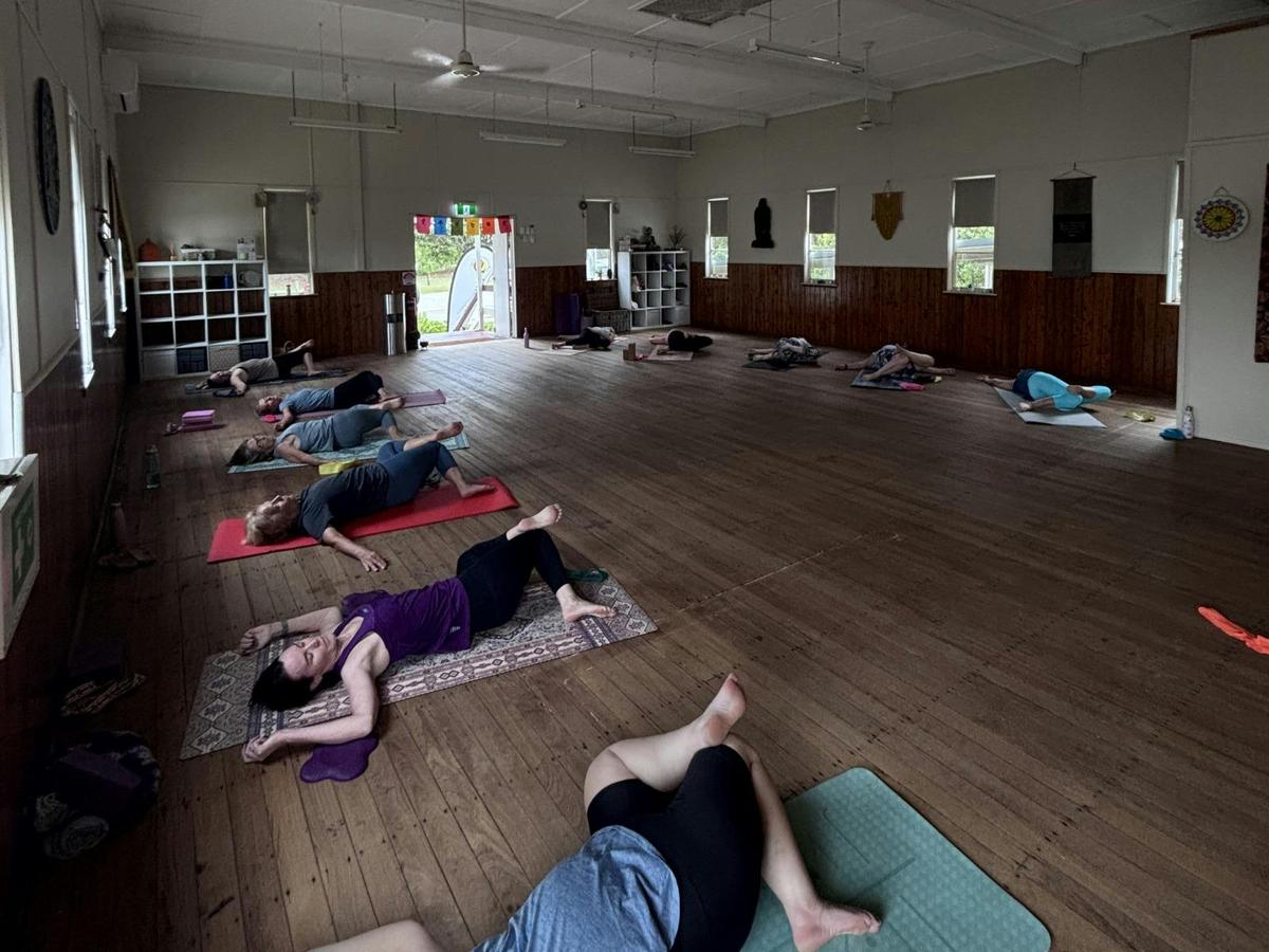 Yoga class at New Dawn Pilates & Yoga