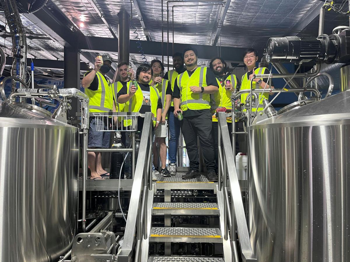 Tour on Brewing Deck
