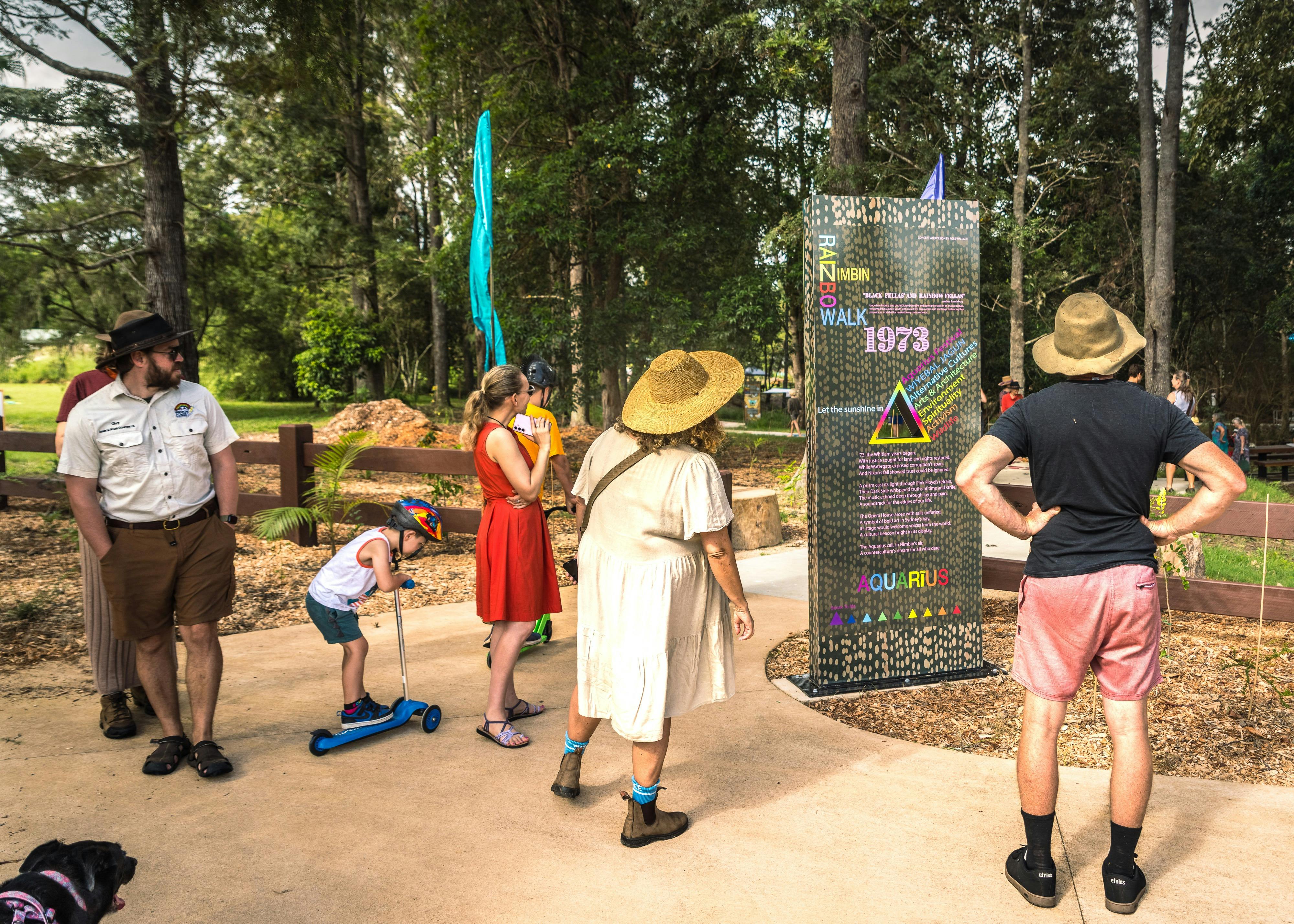 Nimbin Rainbow Walk entrance off Alternative Way