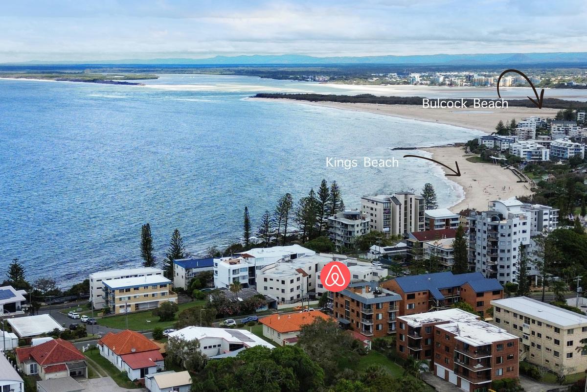 You're right on 'Kings Row', Caloundra's most prestigious street, close to the action yet quiet
