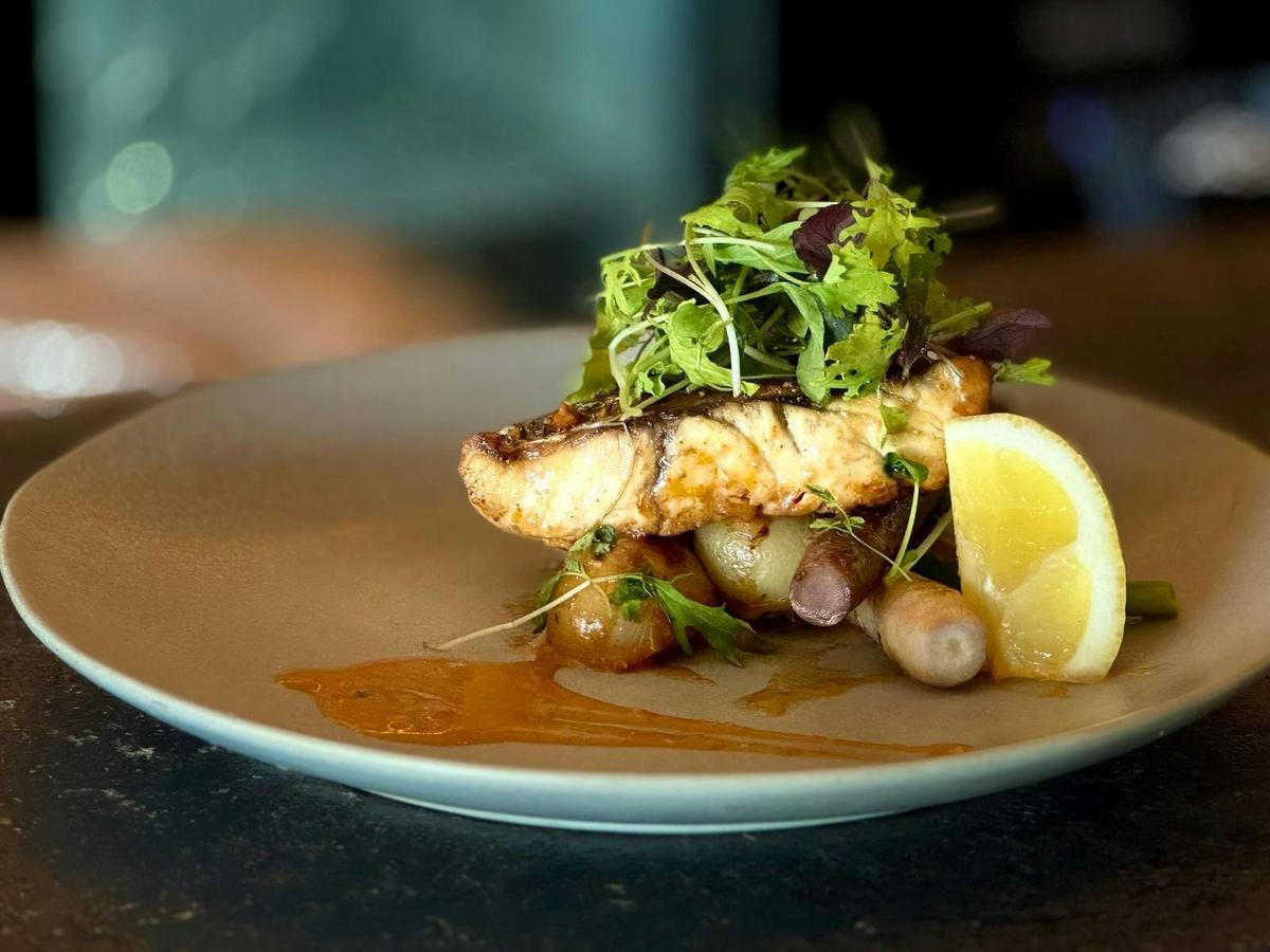 Grilled barramundi