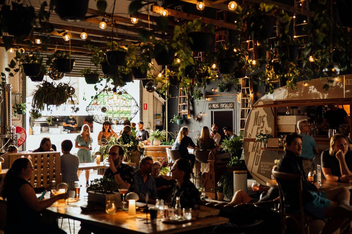 Set inside a romantic industrial Distillery