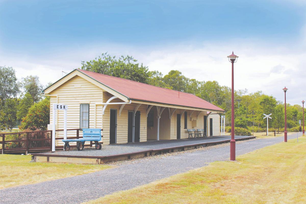 Old Railway Station at Pipeliner Park