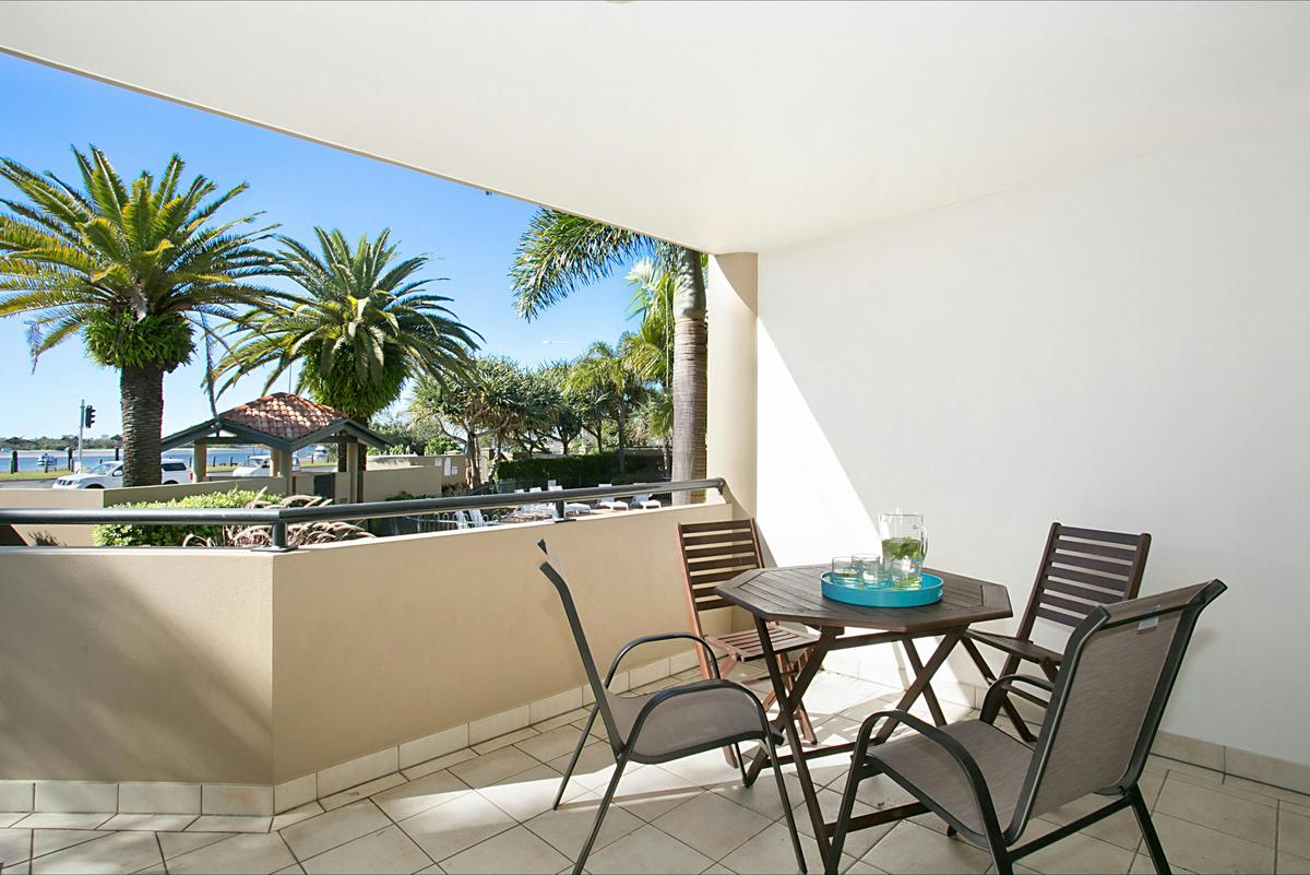 Spacious outdoor living