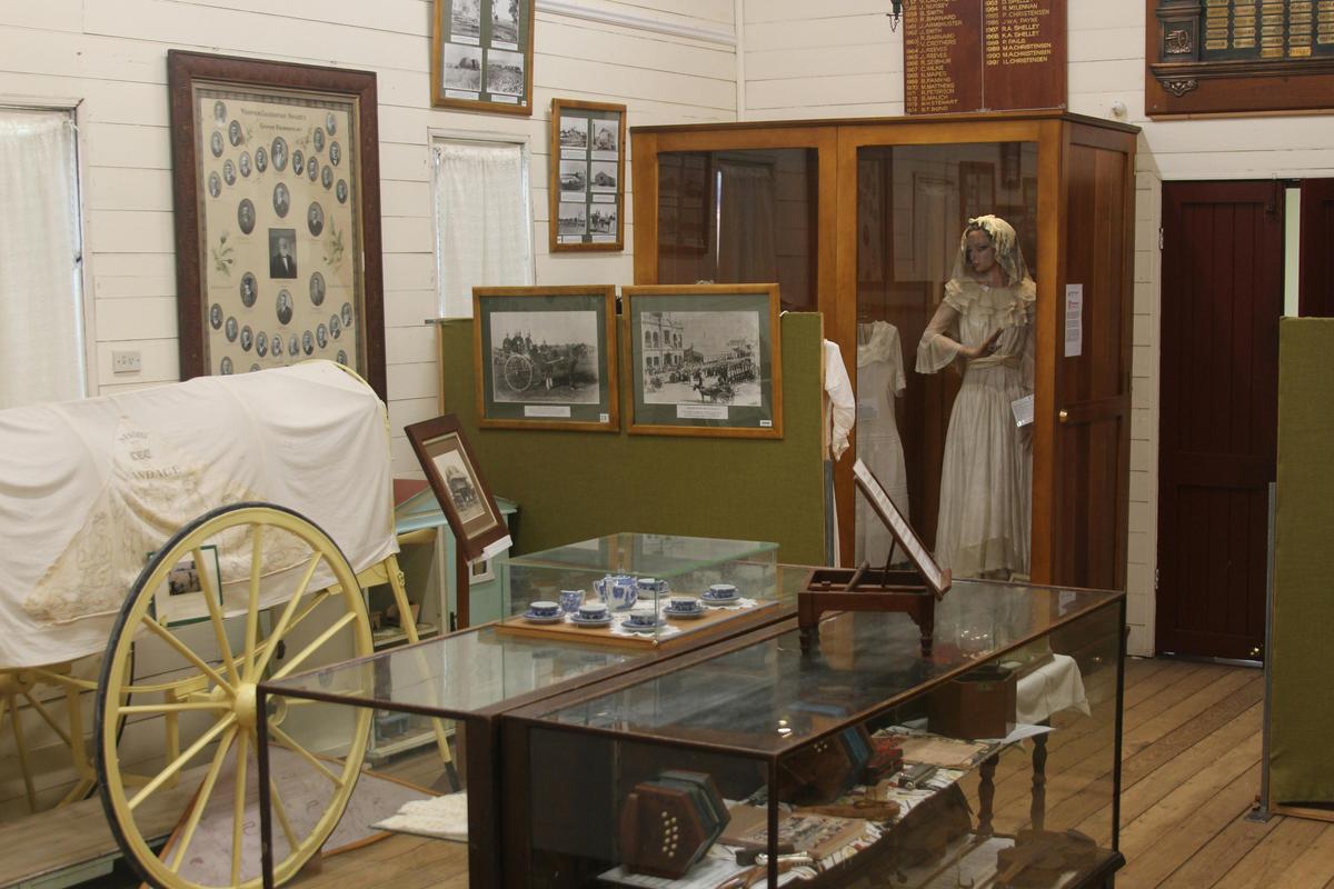 Inside Eastwell Hall.
