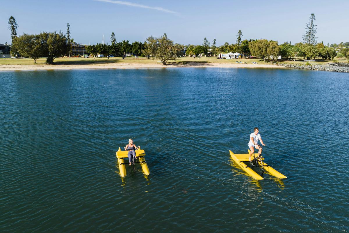 Rowing Adventures at Raby Bay Foreshore, Redlands Coast Queensland
