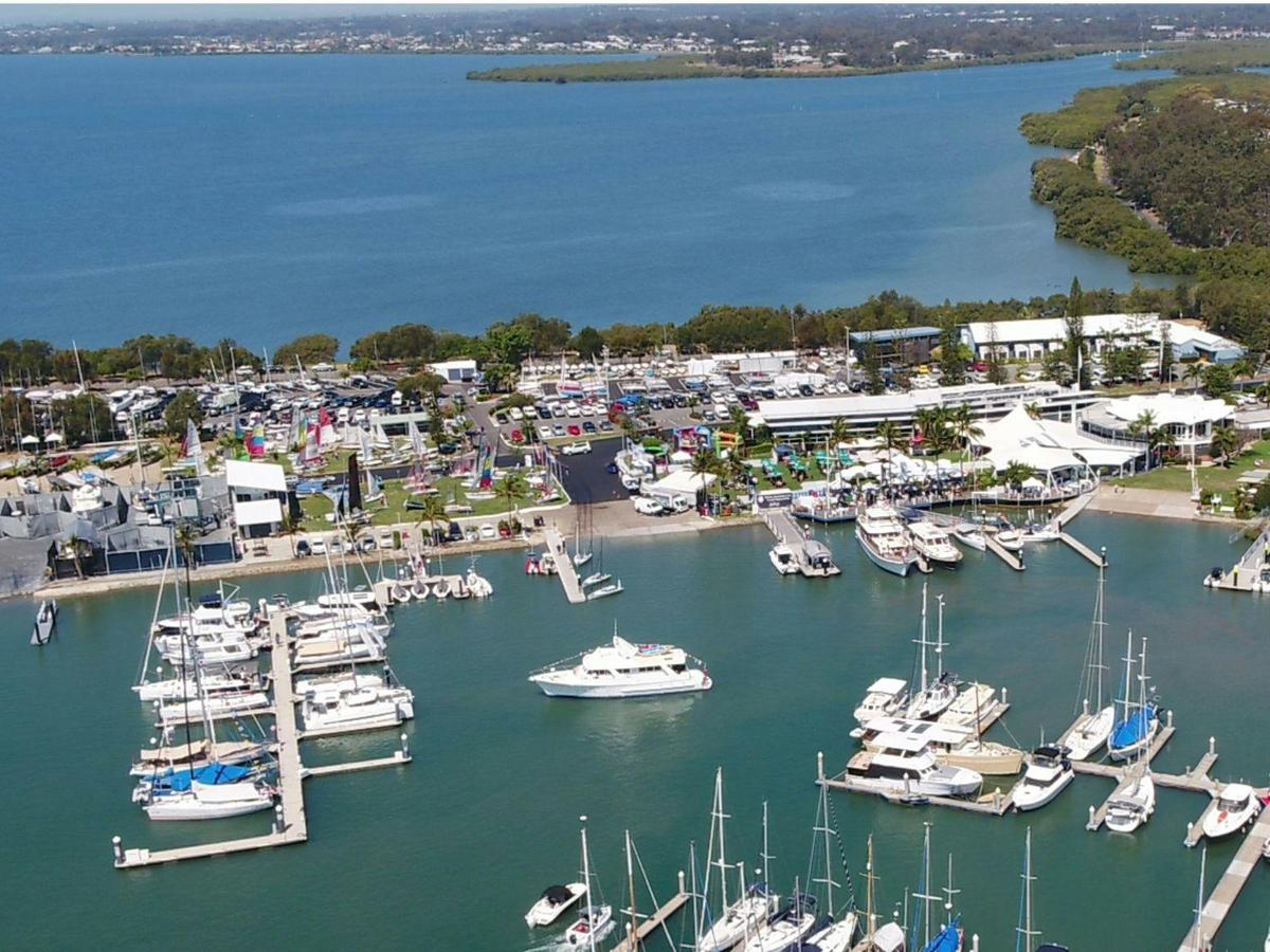 Aerial view of the clubhouse at RQYS
