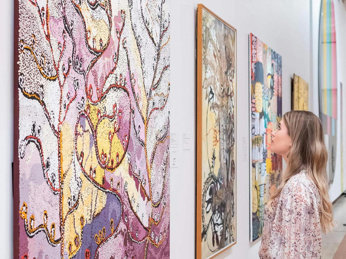 Installation view of Australian Art Collection / QAG