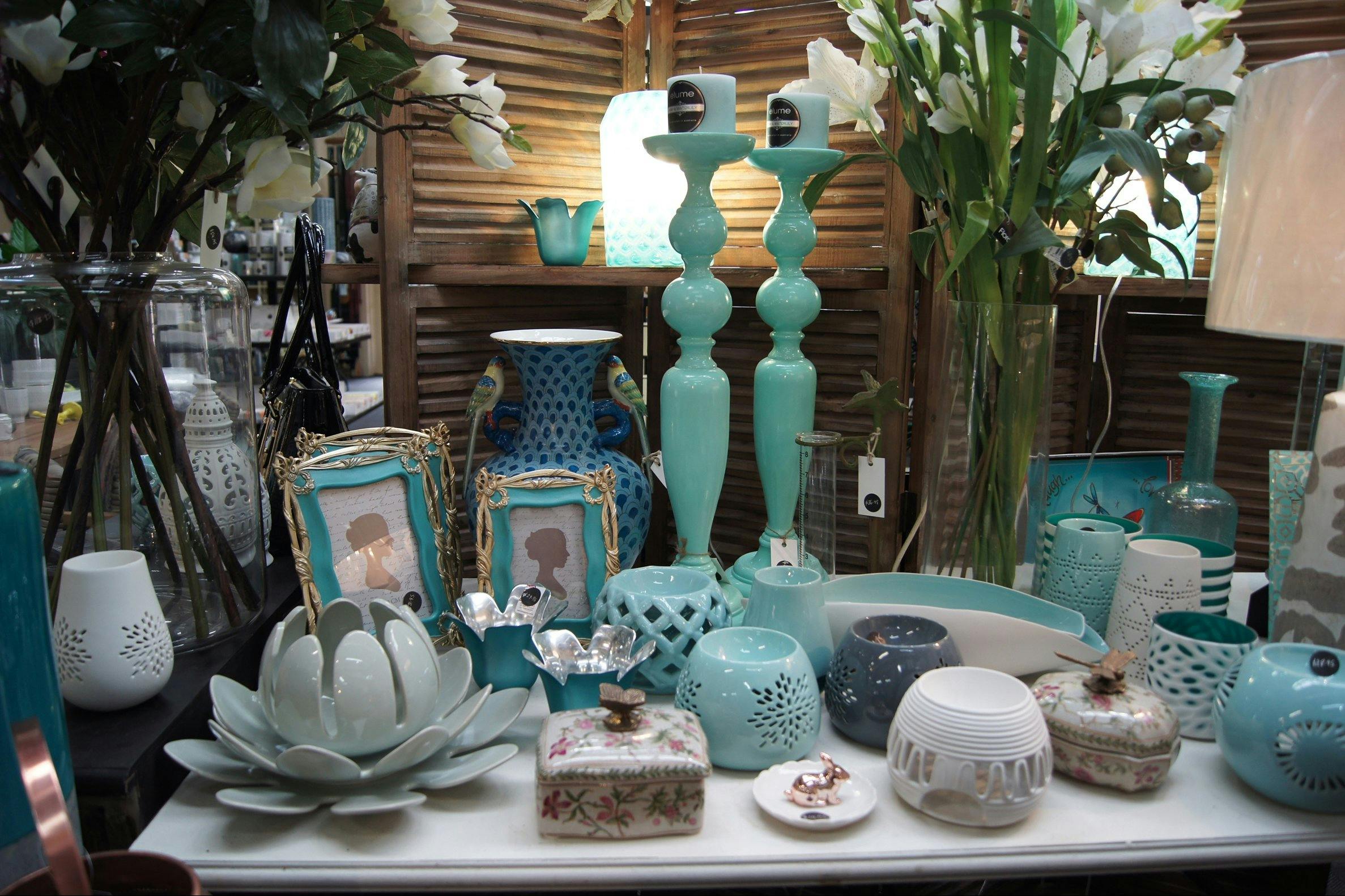 Extensive range of both indoor and outdoor home decor and unique and charming giftware.
