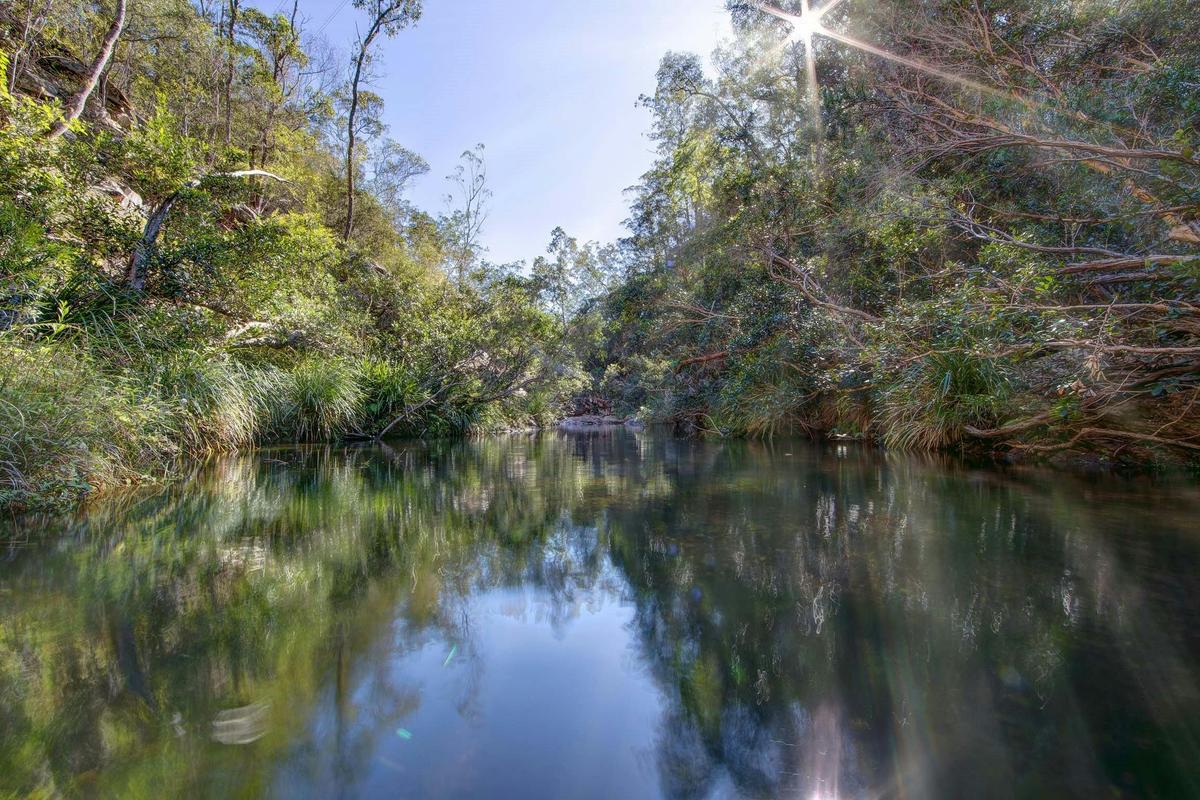 Nature reflected perfectly in Rocky Hole