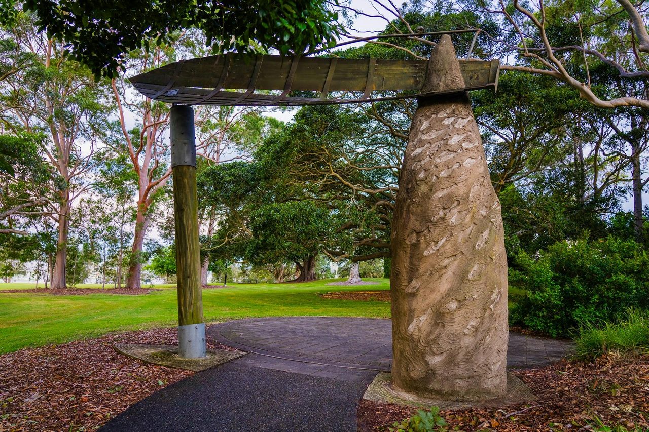 MAC yapang Sculpture Park,  Gateway Sculpture by Trevor Weekes