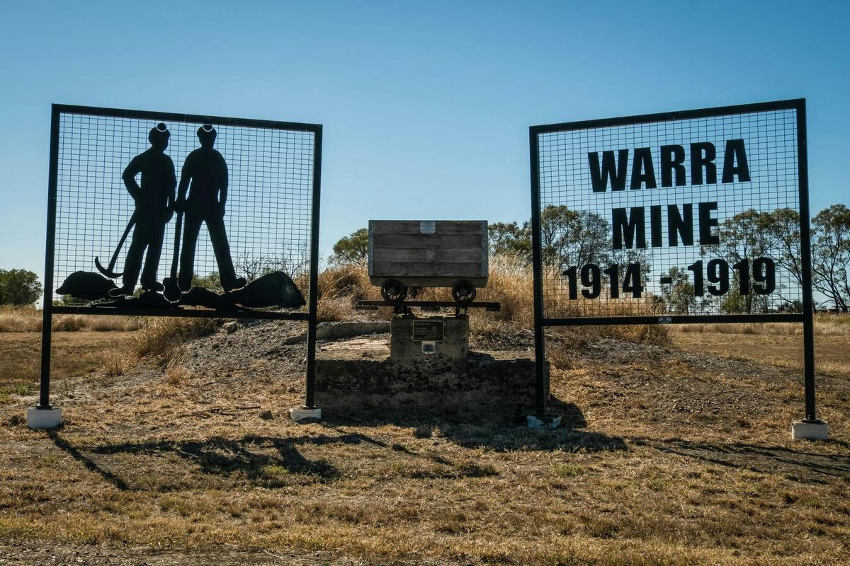 Warra Mine Site memorial