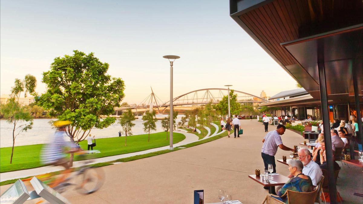 River Quay dining precinct and green