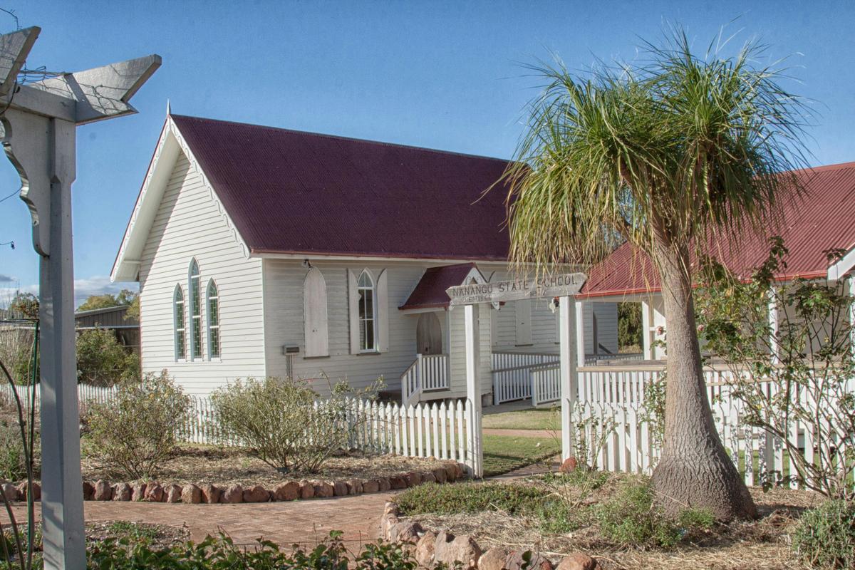 The old School and church at Ringsfield House