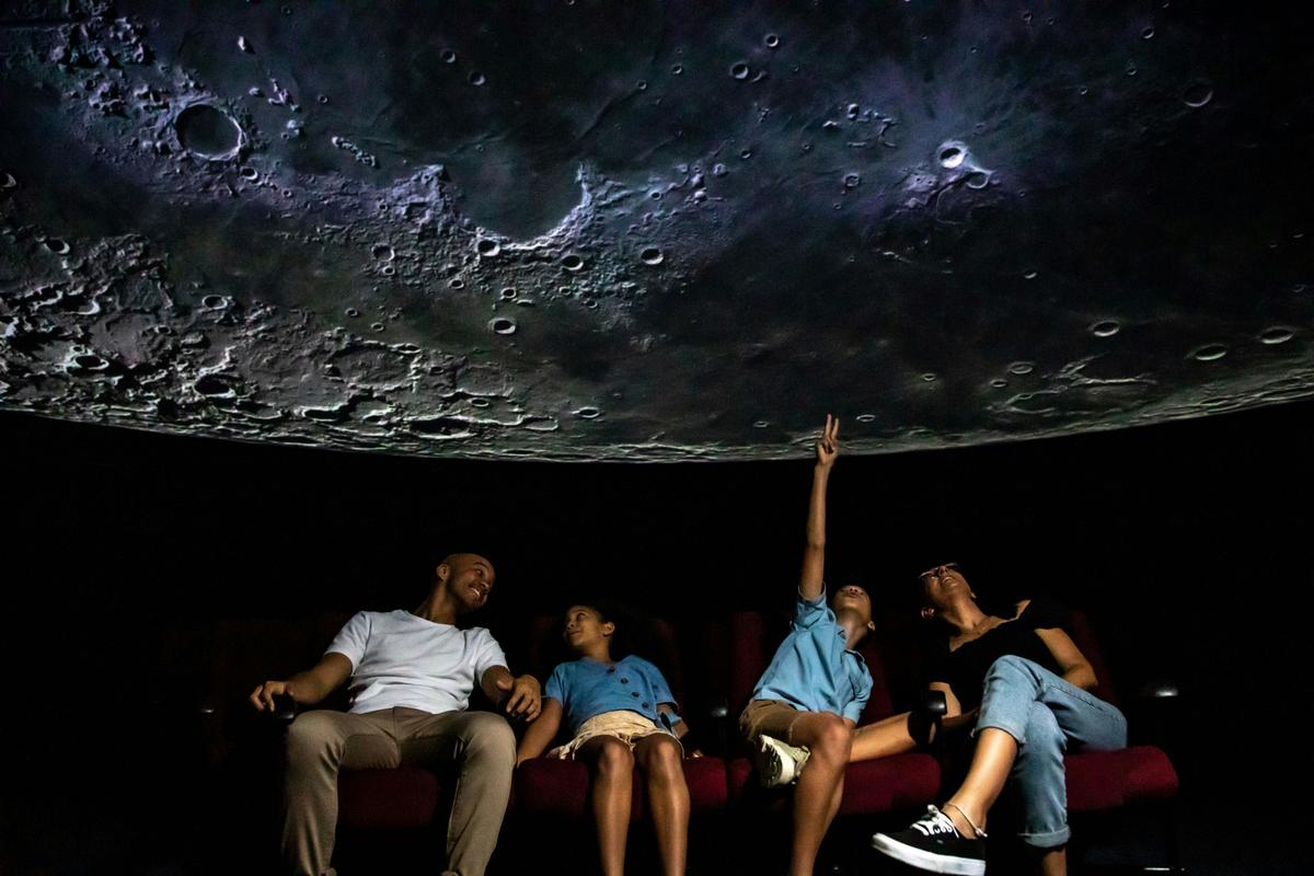 Family in the Cosmic Skydome